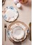 Porselen Flore Bone 24 Parça 6 Kişilik Yemek Takımı 5