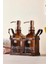 Rame Eskitme Metal Standlı Retro 2 Li Sıvı Sabunluk 500 ml 2