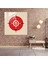 Kırmızı Kızılderili Sembolü Cam Tablo - Zarif ve Şık Tasarım 2