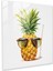 Parlak Ananas Cam Tablosu - Ananas Ev Dekorasyonu Yazlık Cam Tablo 1