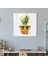 Parlak Ananas Cam Tablosu - Ananas Ev Dekorasyonu Yazlık Cam Tablo 2