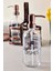 Rame Eskitme Metal Standlı Retro 2 Li Sıvı Sabunluk 500 ml 2