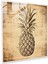 Vintage Oymalı Ananas Cam Tablo - Ananas Vintage Tarzı Ev Dekorasyonu 1