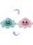 Flip Ahtapot Küçük Bebek 10CM Charm Çift Taraflı Flip Peluş Oyuncaklar Sevimli Komik Ifade Ahtapot Anahtarlık Charm (Yurt Dışından) 1