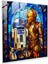 Star Wars Cam Tablo - Vitray Sanat - Star Wars Cam Duvar Sanatı Bb-8 1