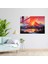 Volkan Cam Duvar Sanatı - Volkan Günbatımı Cam Tablo Cam Baskı 3