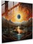Hayalperest Şafak Cam Tablo - Şafak Hayranlık Hayal Gücü Yüzen Güneş 1