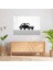 Basit Volkswagen Beetle Cam Tablosu - Volkswagen Beetle Cam Duvar Dekoru Minimalist Duvar Süsleme 3