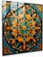 Kutsal Mandala Cam Tablosu - Ruhsal Cam Tablo Vitray Mandala 1