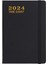 2024 Cep Planlayıcı Takvimi 2024, Haftalık Aylık Planlayıcı Siyah (Yurt Dışından) 1