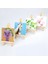 10 Set Tuval ile Mini Ekran Şövale 8X8CM Düğün Masa Numaraları Boyama Hobi Boyama Zanaat Diy Çizim Küçük Masa Şövale Hediyesi (Yurt Dışından) 4