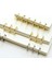 12 Pcs 3 Yüzük Kitabı Yüzük Yaprak Bağlayıcılar Ofis Kitap Yüzük Snap Split Menteşeli 20MM Iç Çapı Kitap Yüzük Altın (Yurt Dışından) 4