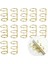 12 Pcs 3 Yüzük Kitabı Yüzük Yaprak Bağlayıcılar Ofis Kitap Yüzük Snap Split Menteşeli 20MM Iç Çapı Kitap Yüzük Altın (Yurt Dışından) 5