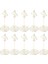 10PCS Not Klipli Tutucu, Tablo Numarası Adı Kartı Tutucu Masaüstü Metal Kart Kartı Fotoğraf Altın Düzlemi Çerçeve Taban ile (Yurt Dışından) 3