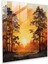 Altın Şafak Cam Tablo - Şafak Ev Dekorasyonu Modern Sanat 1