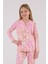 Kız Çocuk Gömlek Pijama Açık Pembe 5