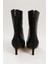 Siyah Renk Kadın Ince Topuklu Bot 4