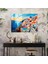 Santorini Cam Duvar Dekorasyonu: Pop Sanat Esintileri - Santorini Cam Tablo Modern Sanat Canlı Kompozisyonlar 2