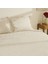 White Collection Rayas %100 Pamuk Nakışlı Çift Kişilik Nevresim Takımı Bej 6