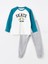 Lcw Kids Ekru Bisiklet Yaka Uzun Kollu Baskılı Erkek Bebek Tişört ve Eşofman Alt 2'li Takım 1