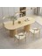 Palma Iskandinav Ahşap Masa Sandalye Takımı 90X170 2