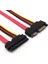 Sata Data 22 Pin Power Uzatma Kablosu 15+7 Pin Sata Data Power Uzatma Kablo 1m 4