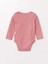 Lcw Baby Pembe Bisiklet Yaka Kız Bebek Çıtçıtlı Bodysuit 2'li 3
