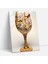 Şarap Bardağı Duvar Sanatı - Mantar Koleksiyonu - Şarap Bardak Duvar Sanatı Cam Tablo 1