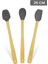 3'lü Gri Bambu Silikon Spatula Seti 2