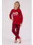 Kız Çocuk Uzun Kol Pijama Takım Kırmızı 5