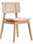 Mena Iskandinav Natural Ahşap Masa Sandalye Takımı 90X130 5