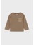 Kahverengi Erkek Bebek Uzun Kollu Örme Tişört 2064 1
