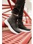 Fermuarlı Bağcık Detaylı Erkek Sneaker Bot Siyah 3