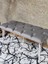 Metal Beyaz Tel Ayaklı 100 cm Puf Bench - Puf - Bench - Oturak - Mutfak Oturağı - Antre Oturağı Gri Renk 100 x 40 Boyut/ebat 4