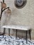 Metal Siyah Tel Ayaklı 100 cm Puf Bench - Puf - Bench - Oturak - Mutfak Oturağı - Antre Oturağı Krem Renk 100 x 40 Boyut/ebat 1