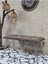 Metal Krom Tel Ayaklı 100 cm Puf Bench - Puf - Bench - Oturak - Mutfak Oturağı - Antre Oturağı Kahverengi Renk 100 x 40 Boyut/ebat 1