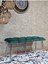 Metal Krom Tel Ayaklı 100 cm Puf Bench - Puf - Bench - Oturak - Mutfak Oturağı - Antre Oturağı Yeşil Renk 100 x 40 Boyut/ebat 3