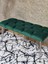 Metal Krom Tel Ayaklı 100 cm Puf Bench - Puf - Bench - Oturak - Mutfak Oturağı - Antre Oturağı Yeşil Renk 100 x 40 Boyut/ebat 4