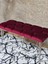 Metal Krom Tel Ayaklı 100 cm Puf Bench - Puf - Bench - Oturak - Mutfak Oturağı - Antre Oturağı Bordo Renk 100 x 40 Boyut/ebat 4