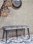 Metal Siyah Tel Ayaklı 100 cm Puf Bench - Puf - Bench - Oturak - Mutfak Oturağı - Antre Oturağı Gri Renk 100 x 40 Boyut/ebat 3