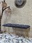 Metal Gold Tel Ayaklı 100 cm Puf Bench - Puf - Bench - Oturak - Mutfak Oturağı - Antre Oturağı Füme Renk 100 x 40 Boyut/ebat 1