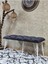 Metal Beyaz Tel Ayaklı 100 cm Puf Bench - Puf - Bench - Oturak - Mutfak Oturağı - Antre Oturağı Füme Renk 100 x 40 Boyut/ebat 1