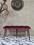Metal Siyah Tel Ayaklı 100 cm Puf Bench - Puf - Bench - Oturak - Mutfak Oturağı - Antre Oturağı Bordo Renk 100 x 40 Boyut/ebat 2