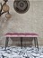 Metal Siyah Tel Ayaklı 100 cm Puf Bench - Puf - Bench - Oturak - Mutfak Oturağı - Antre Oturağı Pembe Renk 100 x 40 Boyut/ebat 2