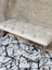 Metal Krom Tel Ayaklı 100 cm Puf Bench - Puf - Bench - Oturak - Mutfak Oturağı - Antre Oturağı Krem Renk 100 x 40 Boyut/ebat 4