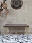 Metal Gold Tel Ayaklı 100 cm Puf Bench - Puf - Bench - Oturak - Mutfak Oturağı - Antre Oturağı Kahverengi Renk 100 x 40 Boyut/ebat 2