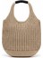 Kadın Camel Crochet Edition Örgü Tote Omuz Çantası 2