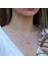 Kutup Yıldızı Zirkon Taşlı Rose Gold Kaplama Gümüş Kolye 1