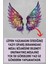 Kişiye Özel Yazılı LED Işıklı Tablo Epoksi Cam Tablo Violet Mor Melek Kanadı 4