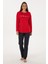 Kadın Kırmızı Pijama Takım 50318886-VR030 1